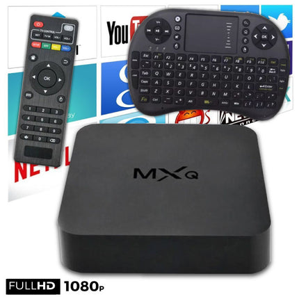 MXQ HD TV Box Mediaspeler Android Kodi - 1GB RAM - 2GB Opslagruimte + Draadloos Toetsenbord