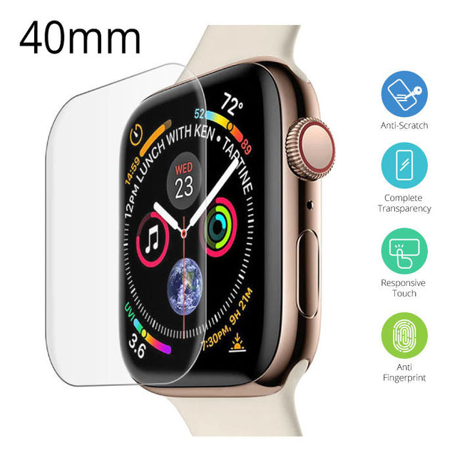 40mm Tempered Glass Clear Screen Protector voor iWatch Series 4/5