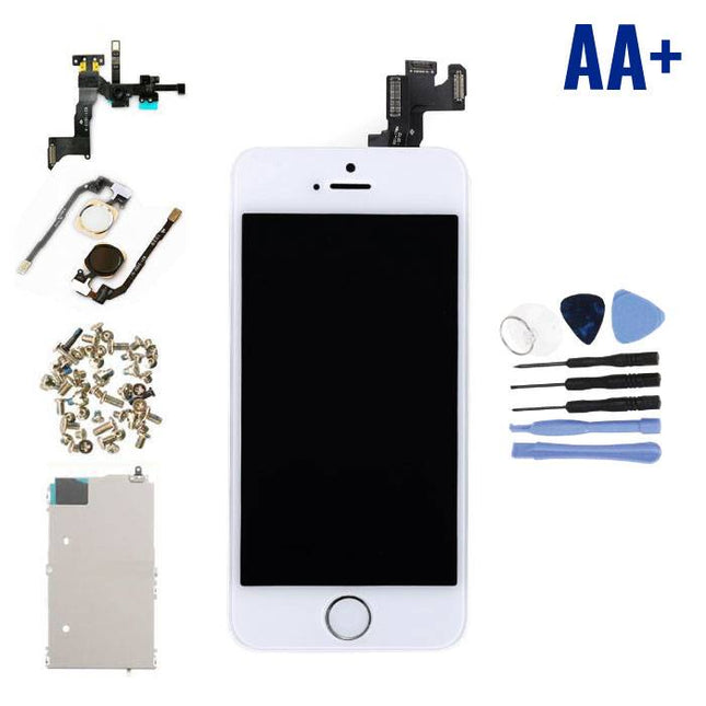 iPhone SE (2016) Voorgemonteerd Scherm (Touchscreen + LCD + Onderdelen) AA+ Kwaliteit - Wit + Gereedschap