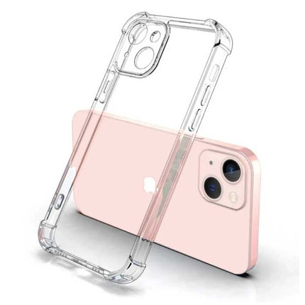 iPhone 14 Transparant Bumper Hoesje - Clear Case Cover Silicoon Schokbestendig