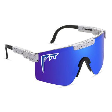 Gepolariseerde Zonnebril - Fiets Ski Sport Bril Shades UV400 Grijs Blauw