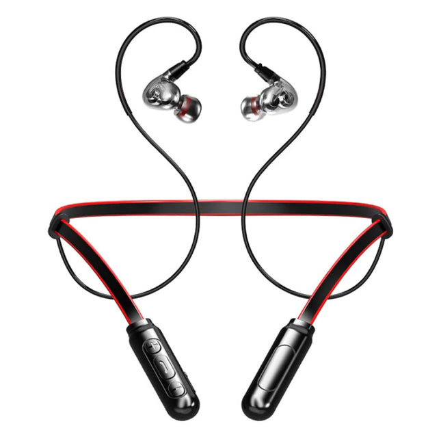 X9 Bluetooth 5.0  Oortjes met Nekband Oortelefoon iOS/Android Earphones Ecouteur Clear Sound Zwart 