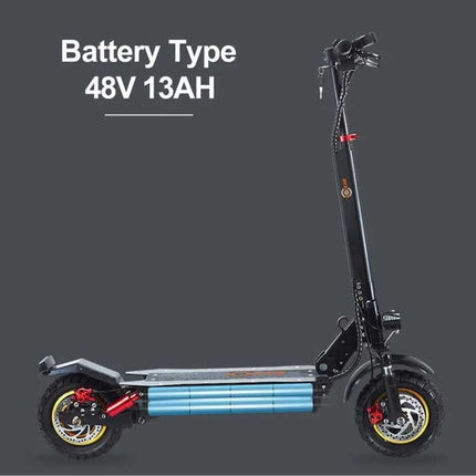 S1 Opvouwbare Elektrische Smart E Step Scooter Off-Road - 1000W - 45 km/u - 10 inch Wielen - 13Ah Batterij