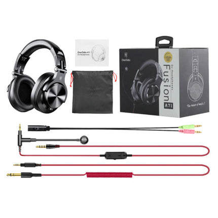 A71 Gaming Studio DJ Koptelefoon met 6.35mm en 3.5mm AUX Aansluiting - Zwart