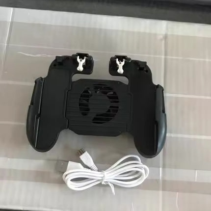 Mobiele Gaming Controller voor PUBG - Koelventilator - Trigger Key & Grip - Gamepad - Zwart