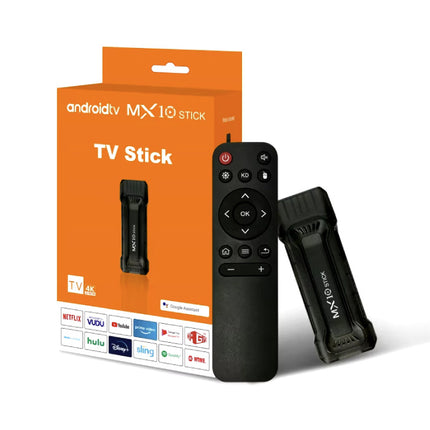 MX10 Android TV Stick - 4K HDMI Cast Receiver - 1 GB RAM - 8 GB Opslagruimte