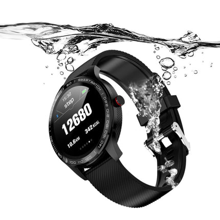 L9 Sports Smartwatch Fitness Sport Activity Tracker Smartphone Horloge iOS Android IP68 iPhone Samsung Huawei Bruine Leer 