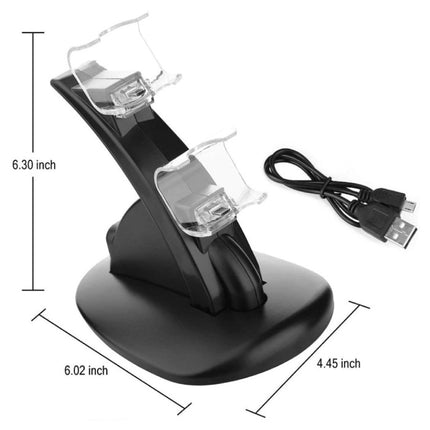 Oplaadstation voor PlayStation 4 Charging Dock Station voor Controller - Dual Laadstation Zwart