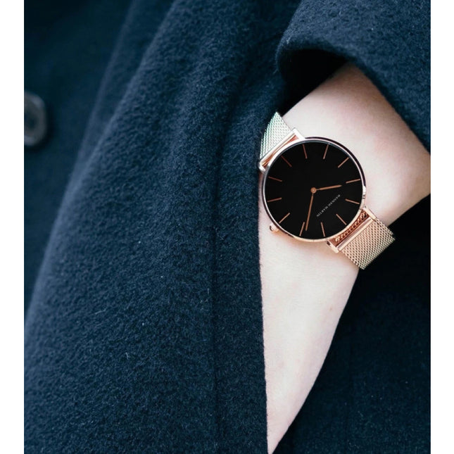 Dames Horloge - Anoloog Uurwerk Mesh Bandje voor Vrouwen - CH36-WFF