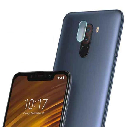 3-Pack Xiaomi Pocophone F1 Tempered Glass Camera Lens Cover - Shockproof Film Case Bescherming
