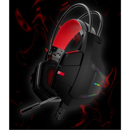HU85 Gaming Koptelefoon met Microfoon - USB Aansluiting Headset met HiFi Geluid DJ Headphones Zwart