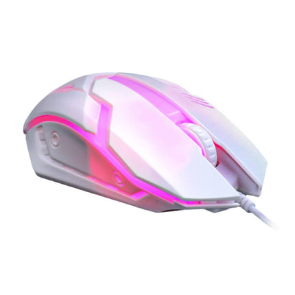 S1 Optische Gaming Muis Bedraad - Tweehandig en Ergonomisch met 1200 DPI - Wit