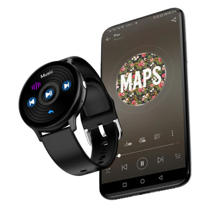 Sport Smartwatch - Silicoon Bandje Fitness Activity Tracker Horloge Android - Roze