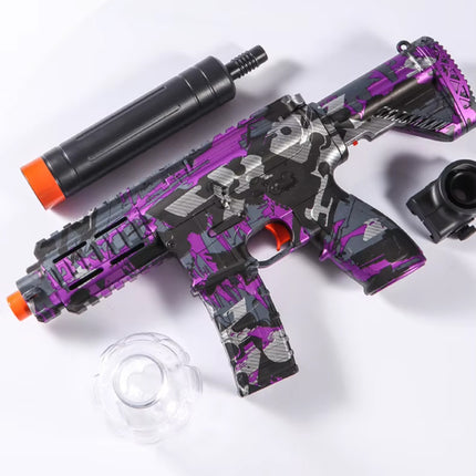 Gel Ball Blaster - M416 Model Speelgoed Soft Shell Foam Shooter - Blauw