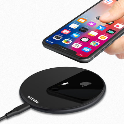 15W Qi Universele Draadloze Oplader Wireless Charging Pad Rood
