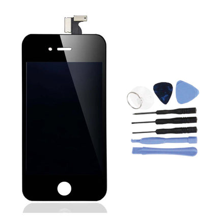 iPhone 4S Scherm (Touchscreen + LCD + Onderdelen) A+ Kwaliteit - Zwart + Gereedschap