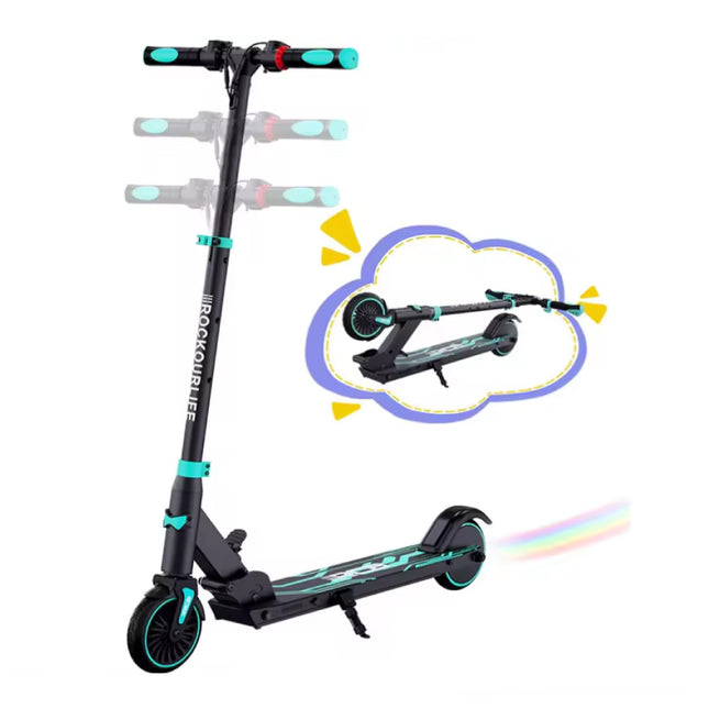 Rockourlife R15 Elektrische Scooter voor Kinderen - Smart E Step - 250W - 20 km/u - Blauw