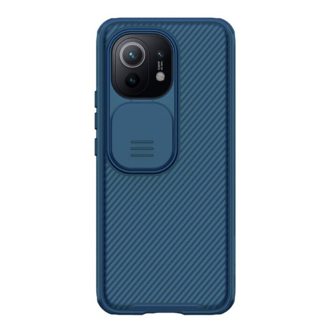 Xiaomi Mi 11 CamShield Pro Hoesje  met Camera Slider - Shockproof Case Cover Cas TPU Blauw