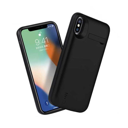 iPhone 12 Mini Powercase 10.000mAh Powerbank Hoesje Oplader Batterij Cover Case Zwart