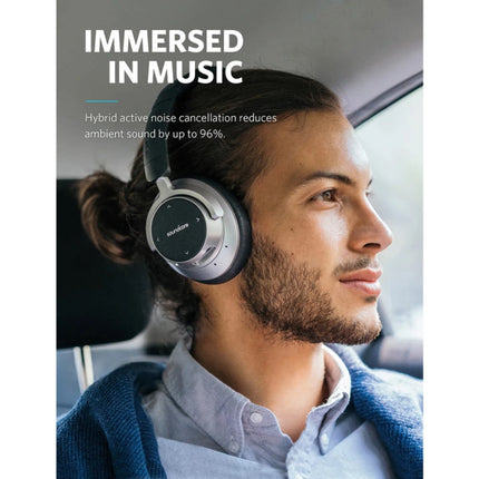 Soundcore Space NC Draadloze Koptelefoon - Bluetooth 5.0 Wireless Headphones Stereo Studio Zwart
