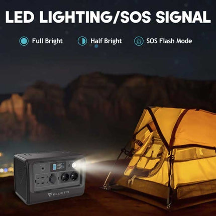 EB70 Oplaadstation 716Wh - 1000W AC/DC Generator Solar MPPT Batterij Oplader Blauw