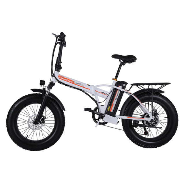Vouwbare Elektrische Fiets - Off-Road Smart E Bike - 500W - 15 Ah Batterij - Wit