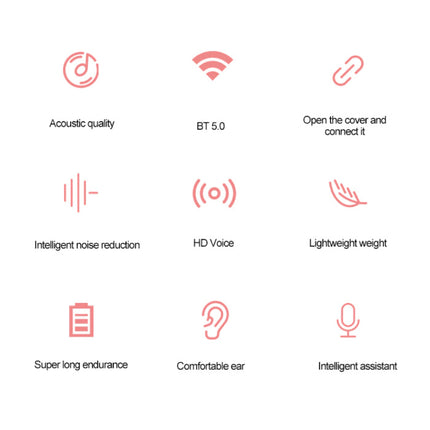 X9 Draadloze Oortjes - True Touch Control TWS Oordopjes Bluetooth 5.0  Wireless Buds Earphones Oortelefoon Zwart