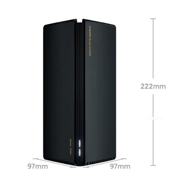 AX3000 WiFi Router - Draadloos Repeater Gigabit Versterker Signaal Booster 5GHz - Zwart