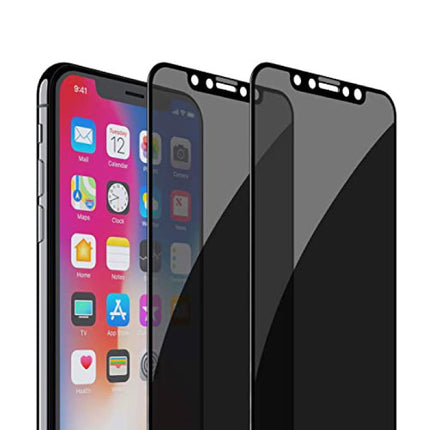 2-Pack iPhone X Privacy Screen Protector Full Cover - Tempered Glass Film Gehard Glas Glazen