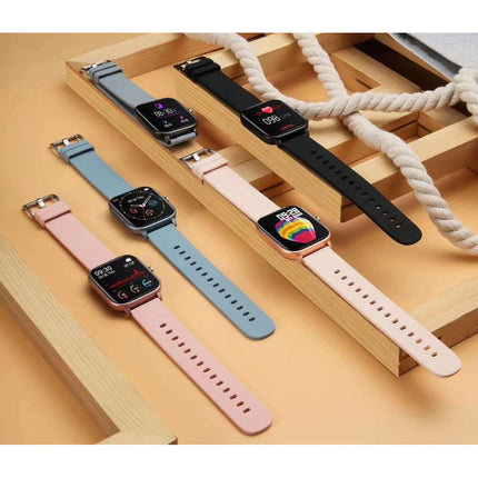 2020 Smartwatch Smartband Smartphone Fitness Sport Activity Tracker Horloge IPS iOS Android iPhone Samsung Huawei Blauw