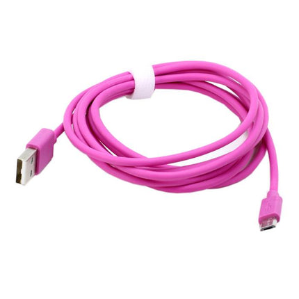 USB - USB-C Oplaadkabel Oplader Data Kabel Data Android 3 Meter Roze