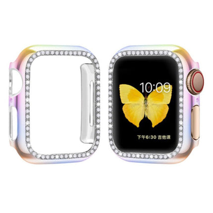 Diamond Hoesje voor iWatch Series 44mm - Hard Bumper Case Cover Kleurenmix