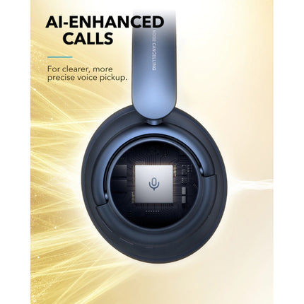 Life Q35 Draadloze Koptelefoon Headset - LDAC Wireless ANC Headphones Stereo Studio Blauw