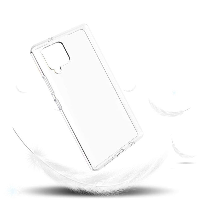Samsung Galaxy A41 Full Body 360° Hoesje - Volledige Bescherming Transparant TPU Silicone Case + PET Screenprotector