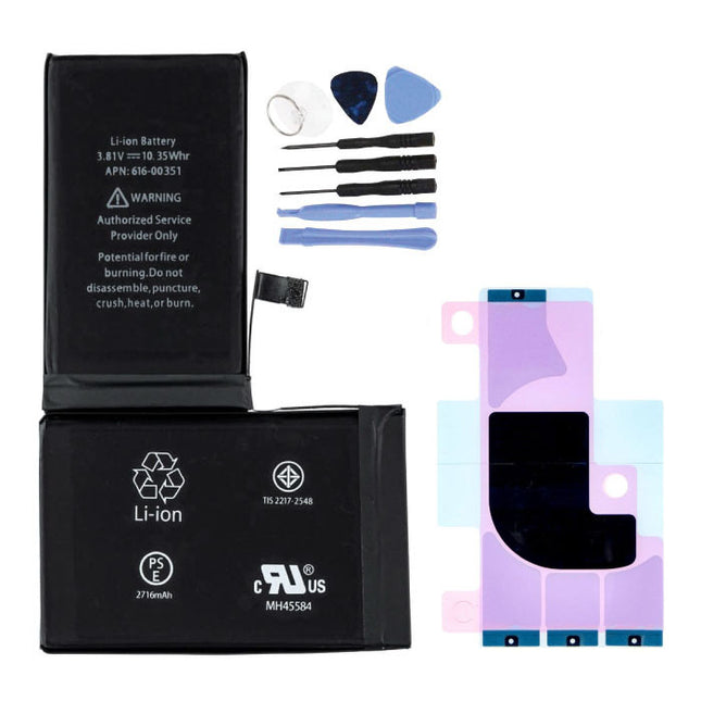 iPhone X Batterij/Accu A+ Kwaliteit + Gereedschap & Batterij Sticker