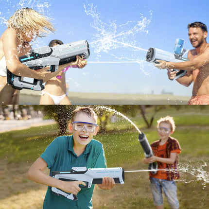 Elektrisch Waterpistool - Automatisch Vullen - 10m Afstand - Water Speelgoed Pistool Geweer - Wit