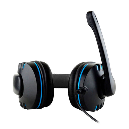 Wired  Gaming Koptelefoon Headset Headphones Over Ear met Microfoon Blauw 