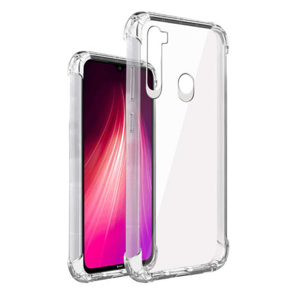 Xiaomi Redmi Note 8 Pro Transparant Bumper Hoesje - Clear Case Cover Silicone TPU Anti-Shock