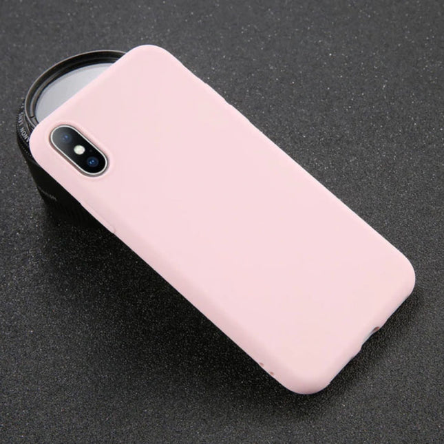 iPhone SE (2020) Ultraslim Silicone Hoesje TPU Case Cover Roze