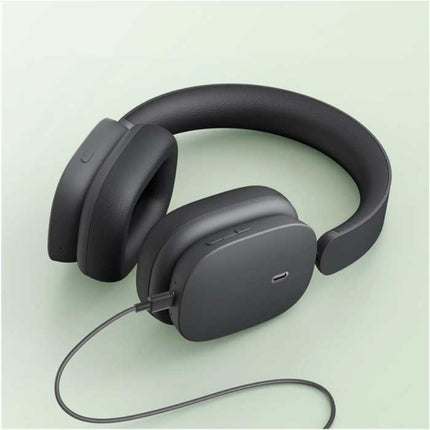 H1 Hybrid Draadloze Koptelefoon met Microfoon - Bluetooth 5.2 Wireless Headset Zwart