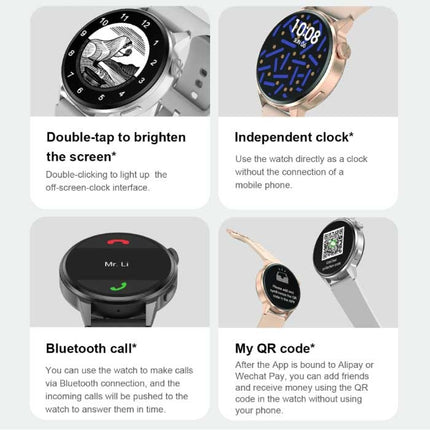 Smartwatch Fitness Sport Activity Tracker Horloge - NFC / ECG / GPS / IP68 - Silicoon Bandje Grijs