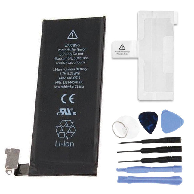 iPhone 4S Batterij Reparatieset (+ Gereedschap & Adhesive Sticker) - A+ Kwaliteit