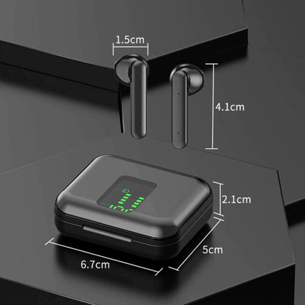 X15 Draadloze Bluetooth Oortjes Earphones Ear Wireless Buds Oortelefoon Zwart