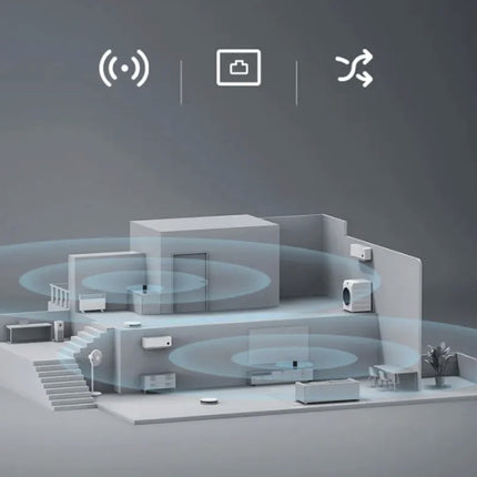 AX3000 WiFi Router - Draadloos Repeater Gigabit Versterker Signaal Booster 5GHz - Zwart