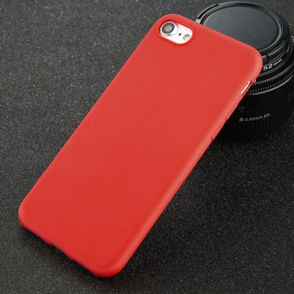 iPhone 8 Plus Ultraslim Silicone Hoesje TPU Case Cover Rood