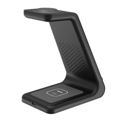 3 in 1 Oplaadstation voor Apple iPhone / iWatch / AirPods -  Charging Dock 18W Wireless Pad Zwart