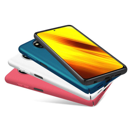 Xiaomi Poco X3 Pro Frosted Shield Hoesje - Shockproof Case Cover Cas Zwart