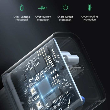 20W Stekkerlader - Quick Charge 4.0 / PD USB Oplader Muur Lader Stekkerlader Adapter Wit