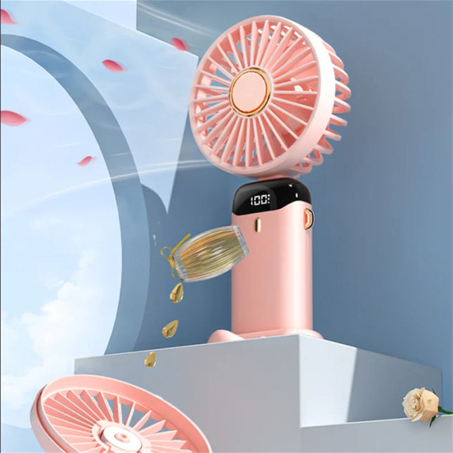 N15 Draagbare Mini Ventilator - USB Koelventilator Energiebesparend - Paars