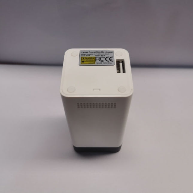 M1 Laser Toetsenbord - Draagbaar Mini Virtueel Keyboard LED Projectie Draadloos - Compatibel met PC, Laptop en Smartphone - Wit